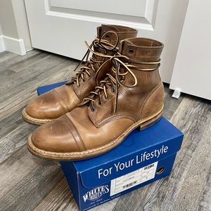 Whites Boots MP Sherman cap toe Natural Chromexcel Dainite sole 13D